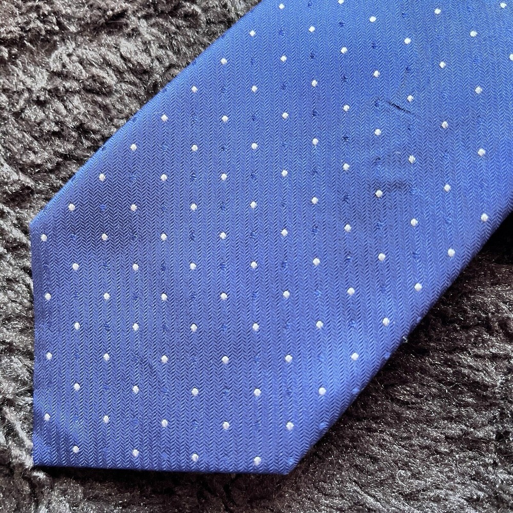New Calvin Klein Steel Blue Silk Tie 3" X 58"